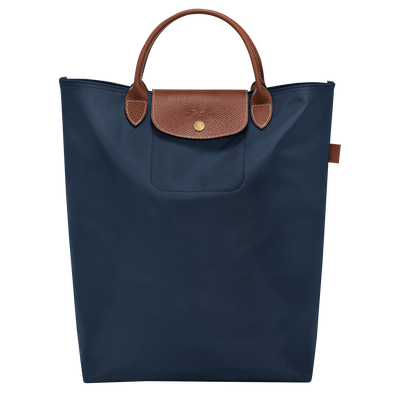 Le Pliage Original M Tote bag , Navy - Canvas