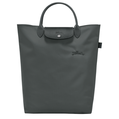 Le Pliage Green M Tote bag , Graphite - Canvas