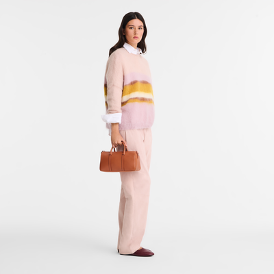 Daylong M Handbag , Cognac - Leather