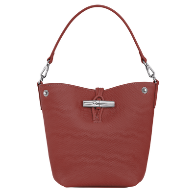 Le Roseau XS Bucket bag , Chestnut - Leather