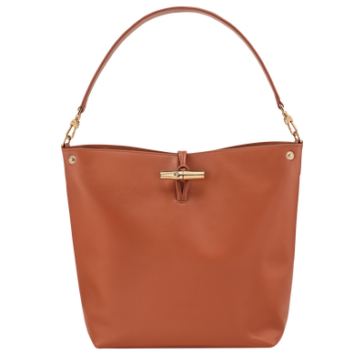 Le Roseau M Hobo bag , Bark - Leather