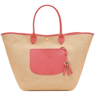 Le Pliage Collection L Basket bag , Blush - Canvas