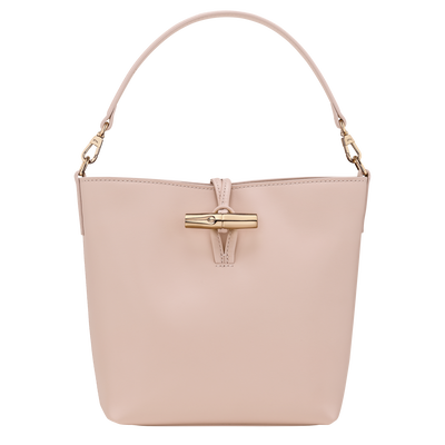 Le Roseau XS Bucket bag , Petal Pink - Leather