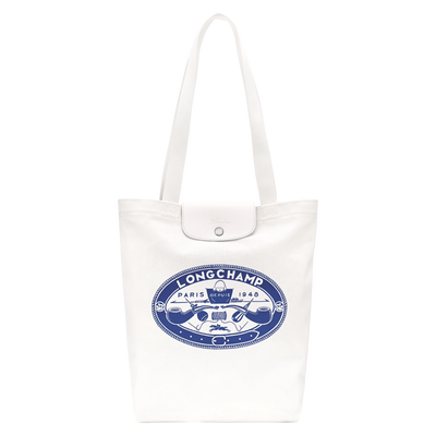 Le Pliage Collection M Tote bag , Ecru - Canvas