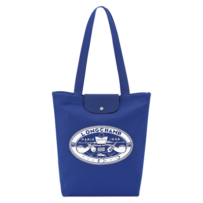Le Pliage Collection M Tote bag , Cobalt - Canvas