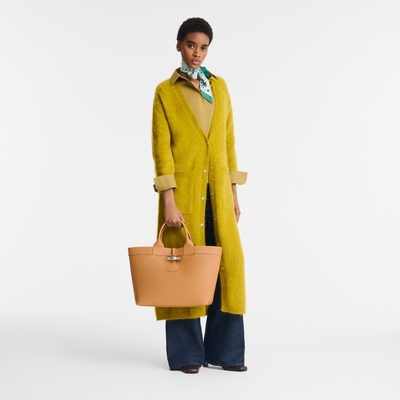 Le Roseau L Tote bag , Vegetal - Leather