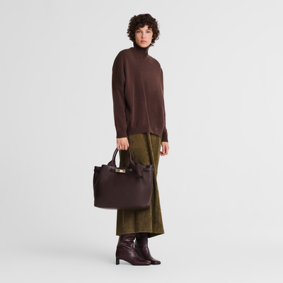 Le Smart Tote bag , Mocha - Leather
