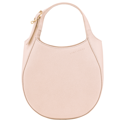 Le Foulonné S Handbag , Cream - Leather
