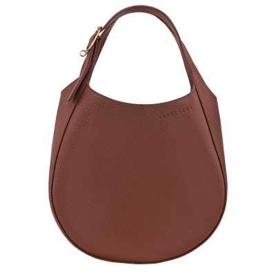 Le Foulonné S Handbag , Coffee - Leather