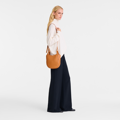 Le Foulonné S Crossbody bag , Amber - Leather