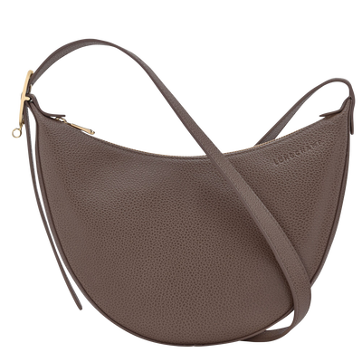 Le Foulonné S Crossbody bag , Taupe - Leather