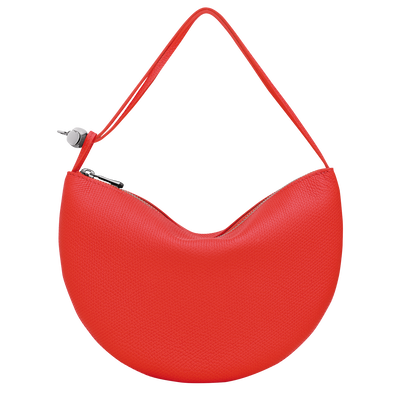 Le Roseau Clutch , Vermilion - Leather