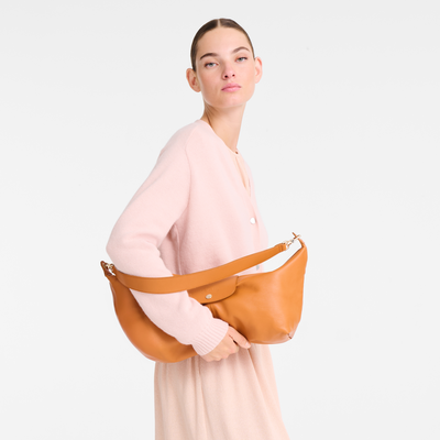 Le Pliage Xtra Shoulder bag , Amber - Leather
