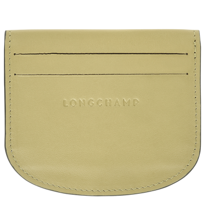Le Pliage Xtra Card holder , Pistachio - Leather