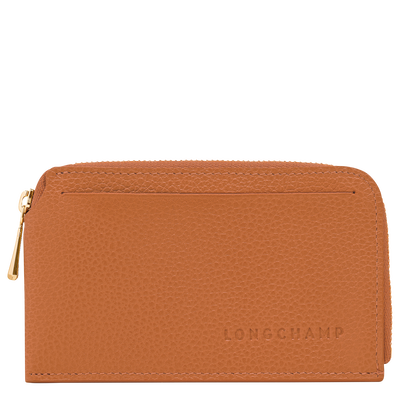 Le Foulonné Card holder , Amber - Leather