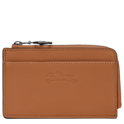Le Pliage Xtra Card holder , Cashew - Leather
