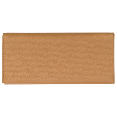 Le Roseau Long continental wallet , Walnut - Leather