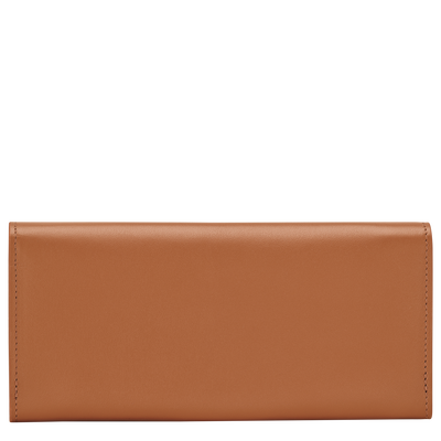 Le Roseau Long continental wallet , Cashew - Leather