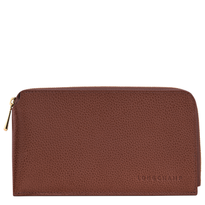 Le Foulonné Pouch , Coffee - Leather