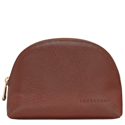 Le Foulonné Pouch , Coffee - Leather