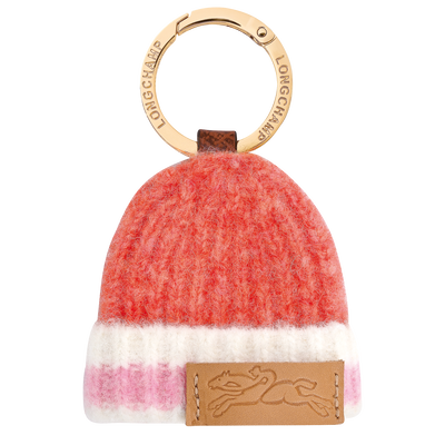 Le Pliage Collection Key ring , Coral/Pink - Canvas