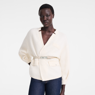 Le Roseau Ladies' belt , Paper - Leather