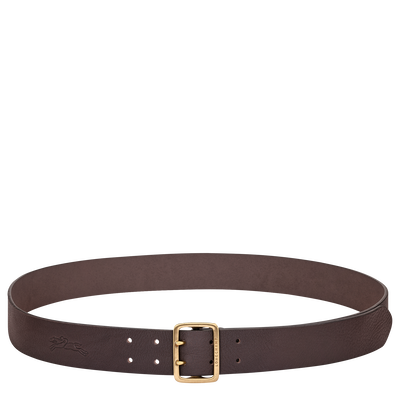 Végétal Men's belt , Mocha - Leather