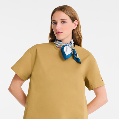 Rubans Longchamp Silk scarf 50 , Slate - Silk