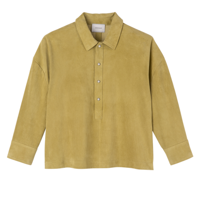 Polo shirt , Pistachio - Leather