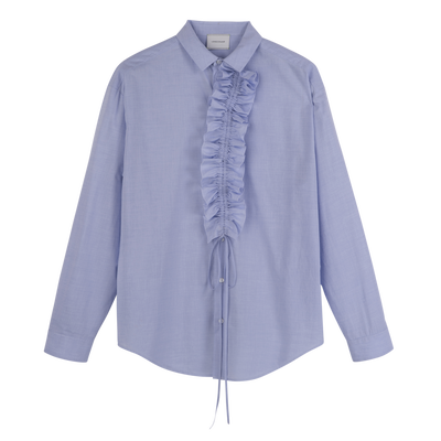 Shirt , Sky Blue - Chambray