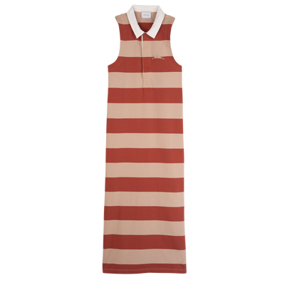Polo dress , Cream/Coral - OTHER