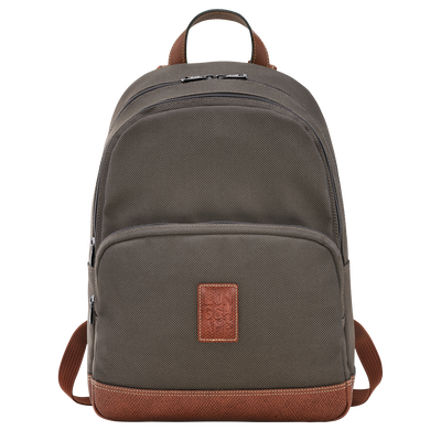 Boxford Backpack , Brown - Recycled canvas