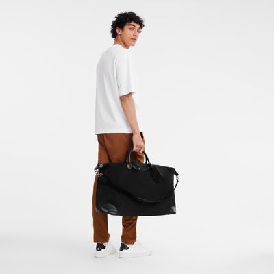 Boxford XL Travel bag , Black - Recycled canvas