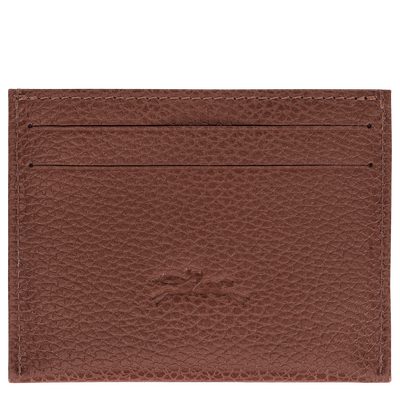 Le Foulonné Card holder , Coffee - Leather