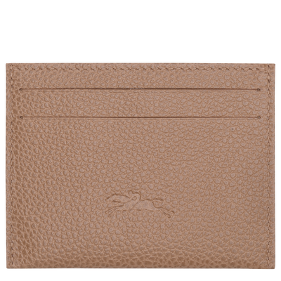 Le Foulonné Card holder , Biscuit - Leather