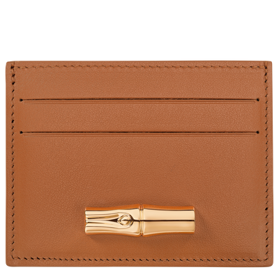 Le Roseau Card holder , Cashew - Leather