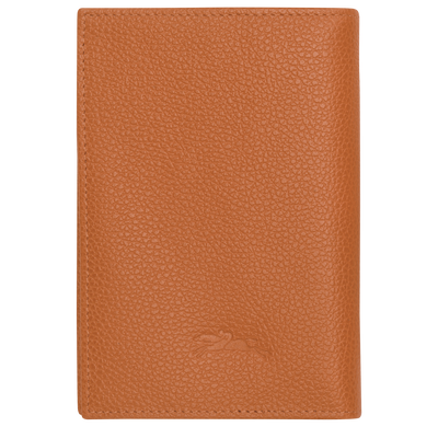 Le Foulonné Passport cover , Amber - Leather