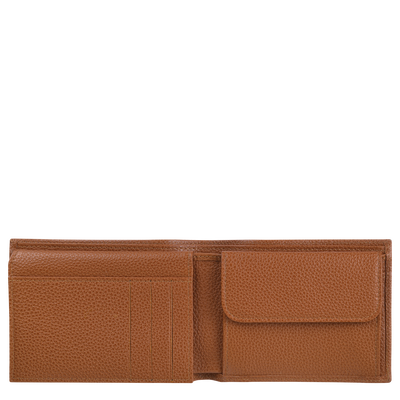 Le Foulonné Wallet , Caramel - Leather