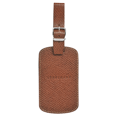 Boxford Luggage tag , Brown - Leather
